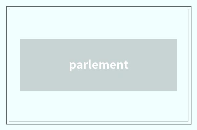 parlement