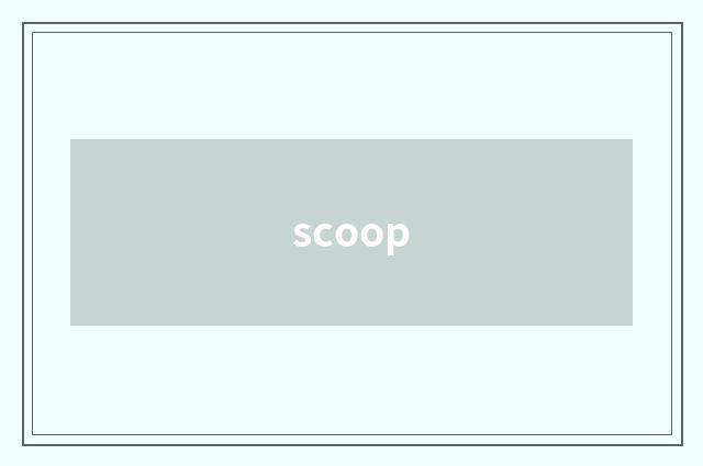 scoop