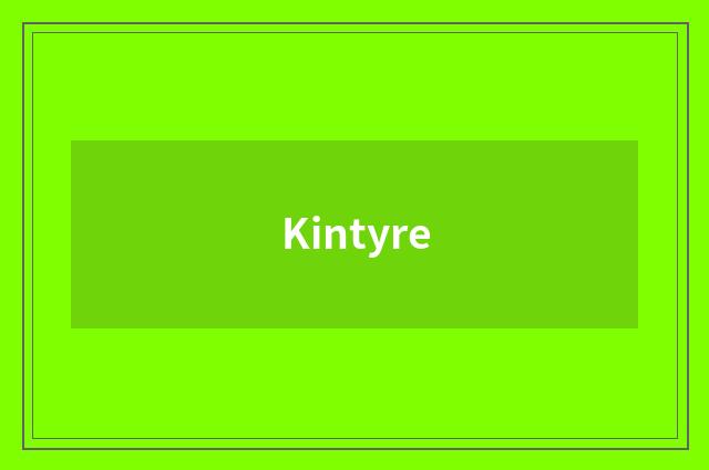 Kintyre