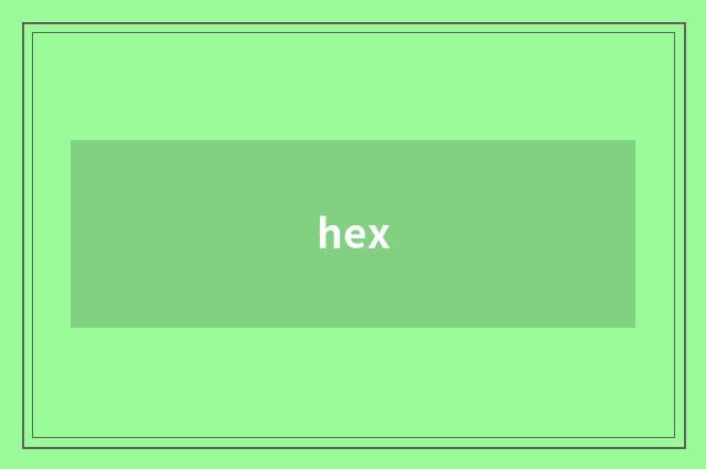 hex