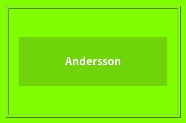 Andersson