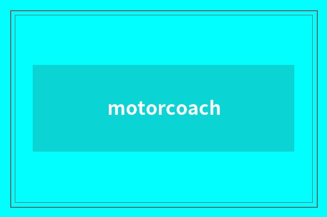 motorcoach