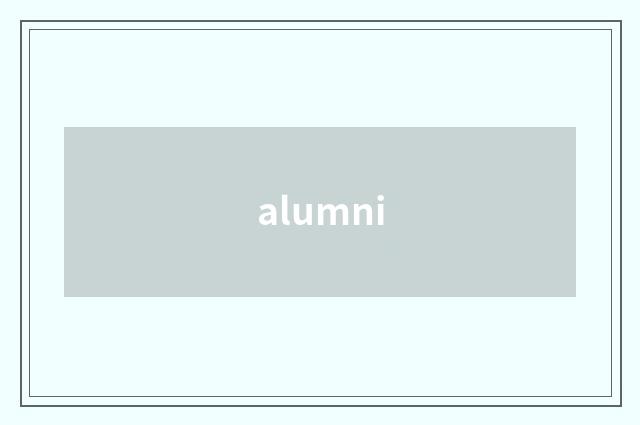 alumni