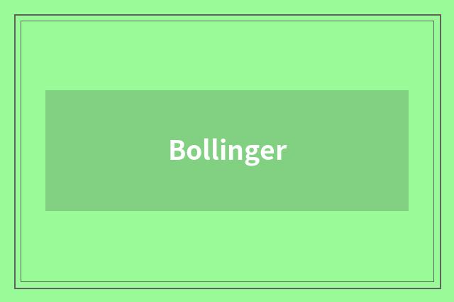 Bollinger