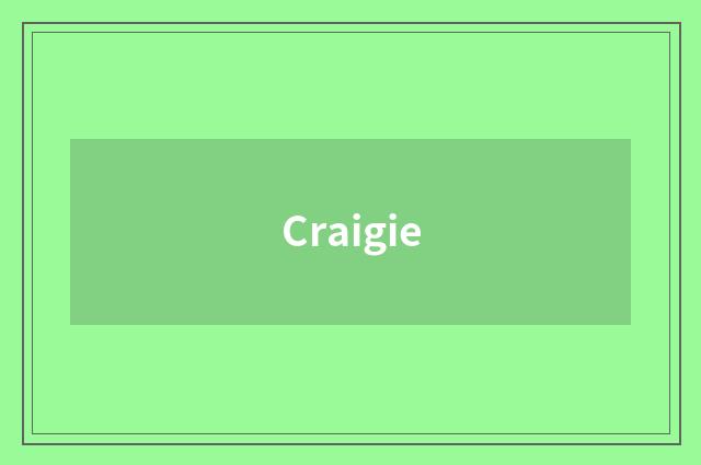 Craigie