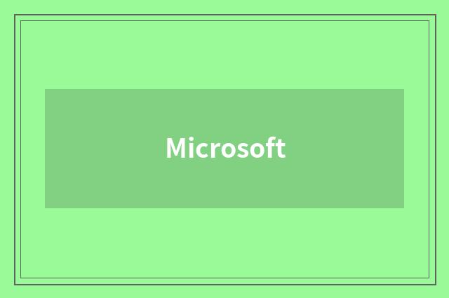 Microsoft