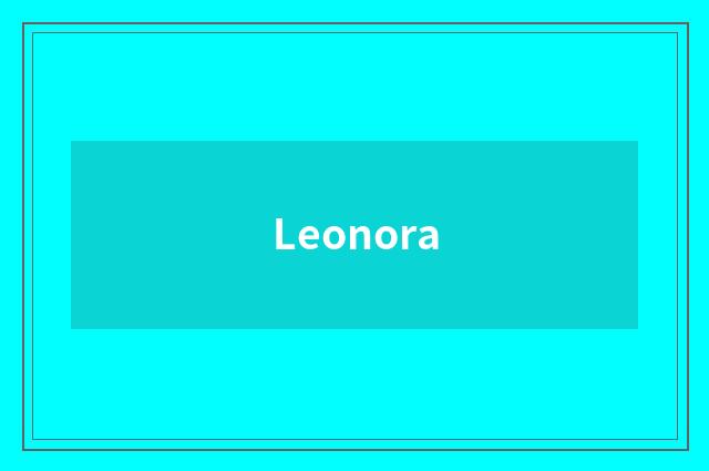 Leonora