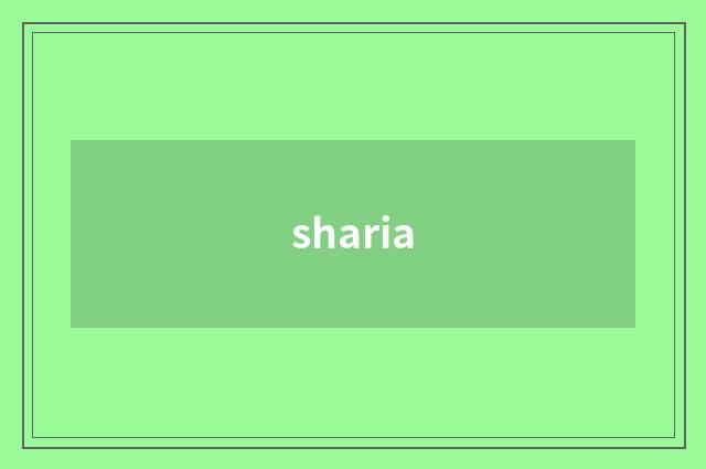 sharia