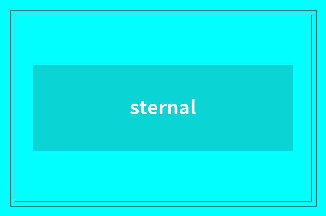 sternal