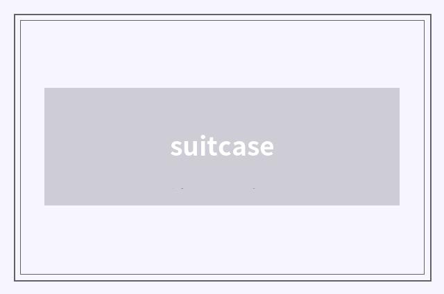 suitcase