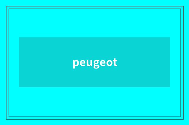 peugeot