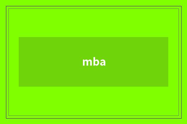 mba