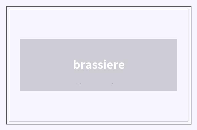 brassiere