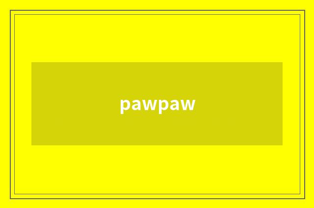 pawpaw