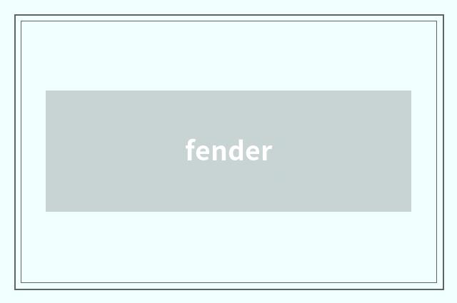 fender
