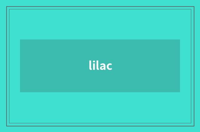 lilac