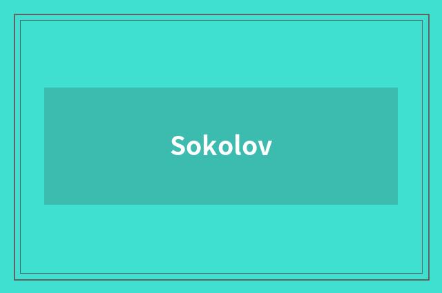 Sokolov