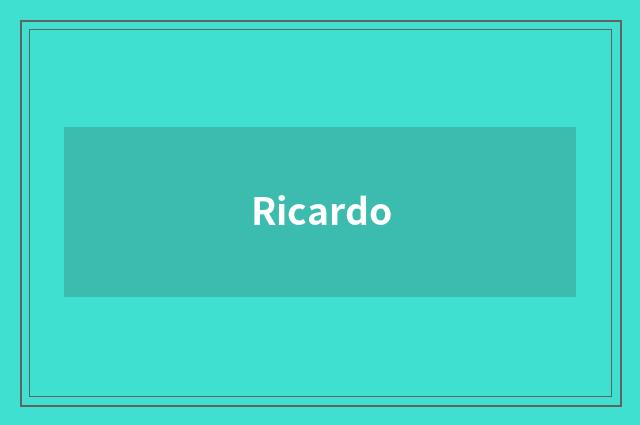Ricardo