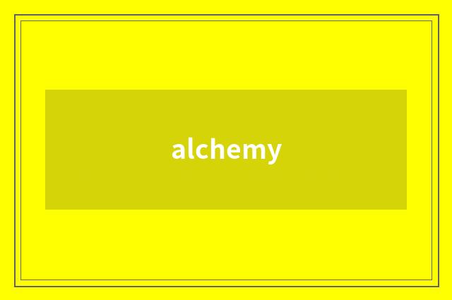 alchemy