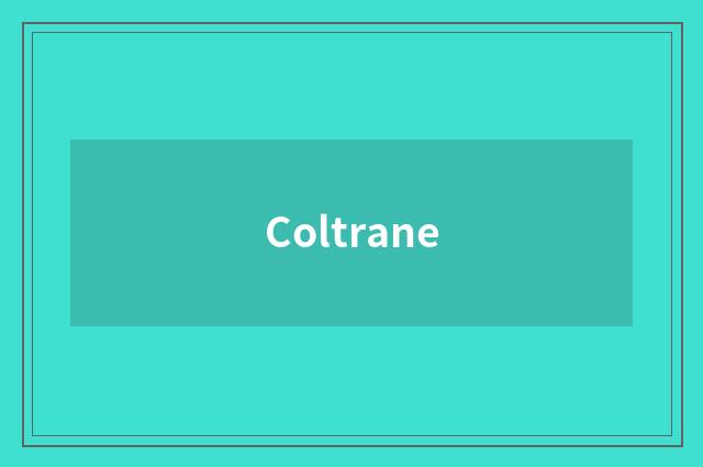 Coltrane