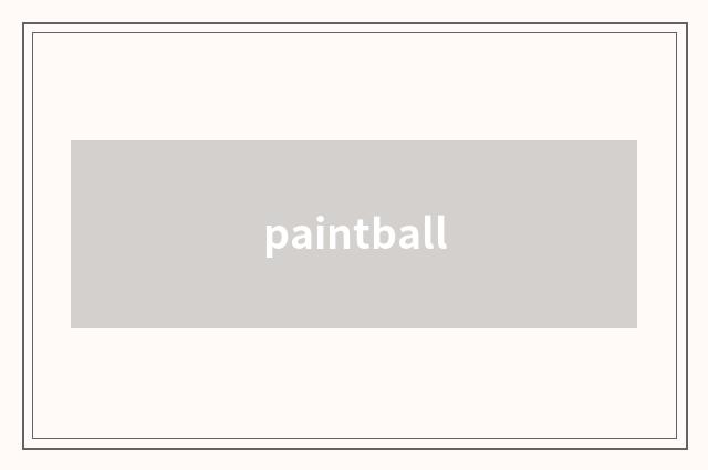 paintball