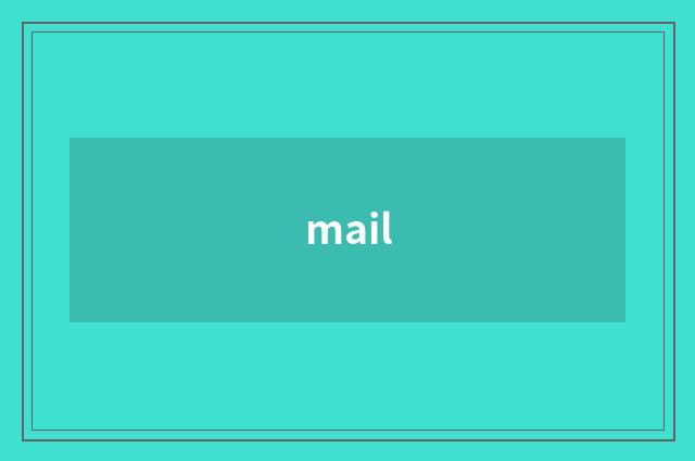 mail