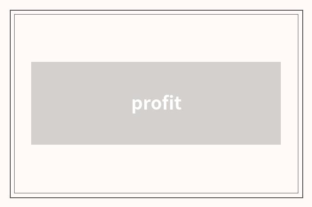 profit