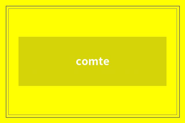 comte