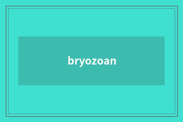 bryozoan
