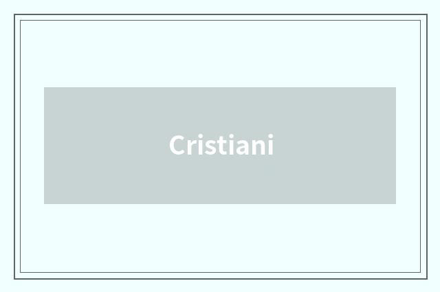 Cristiani