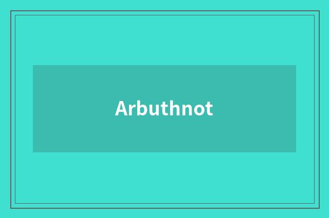 Arbuthnot