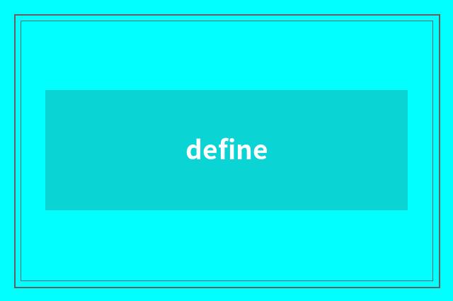 define