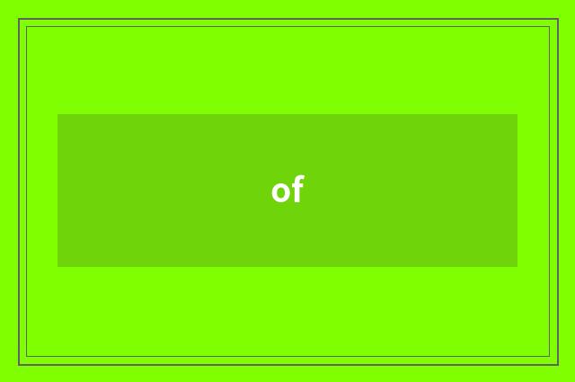 of