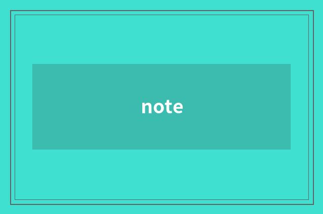 note