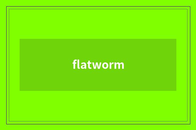 flatworm