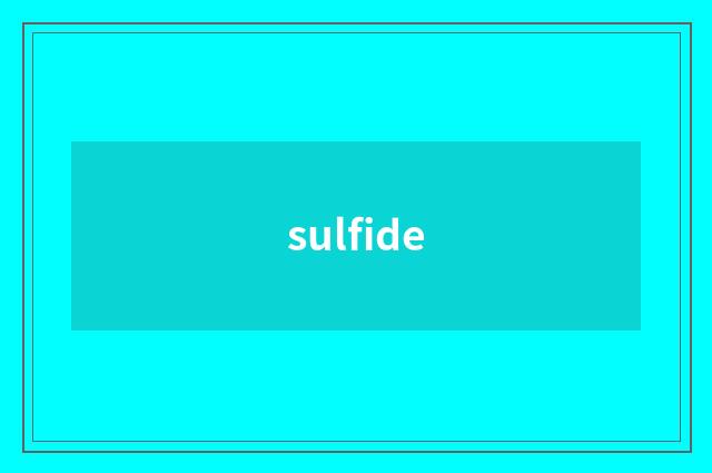 sulfide
