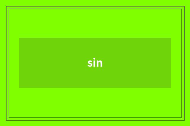 sin