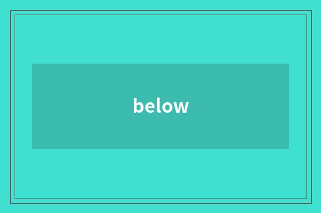 below