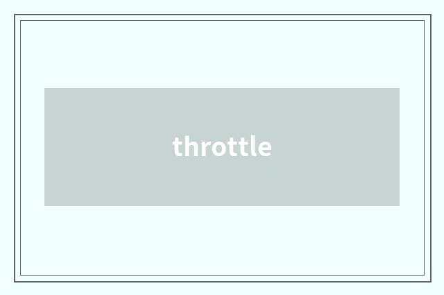 throttle