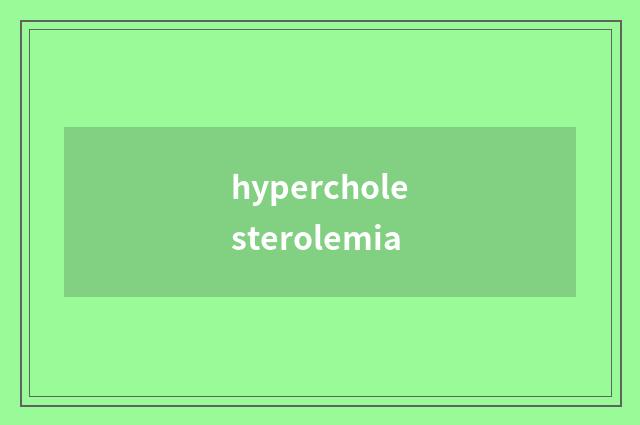 hypercholesterolemia