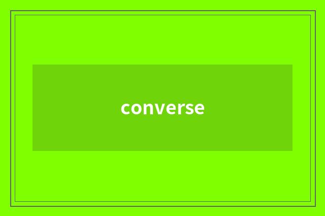 converse