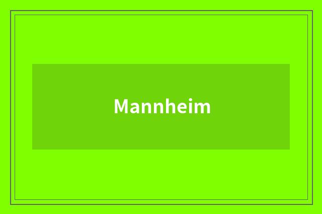 Mannheim