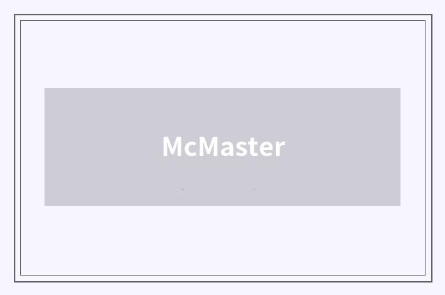 McMaster
