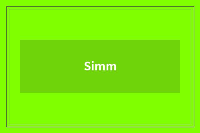 Simm
