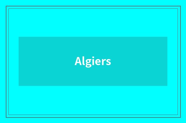 Algiers