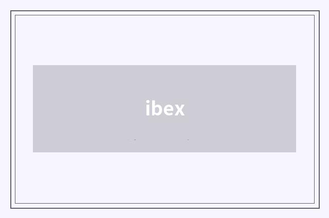 ibex
