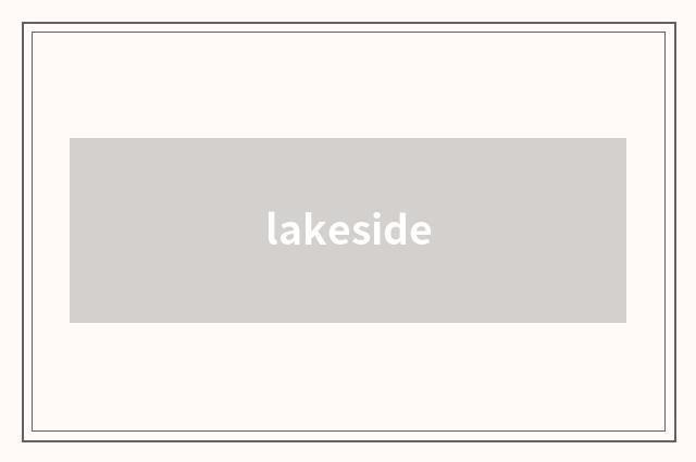 lakeside