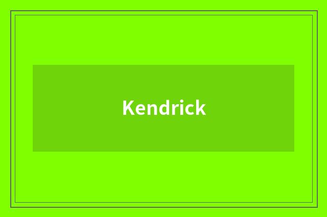 Kendrick