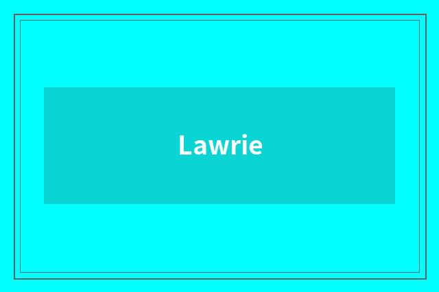 Lawrie