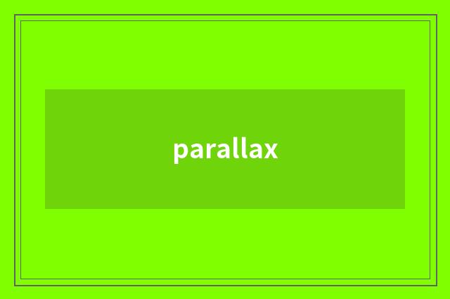 parallax
